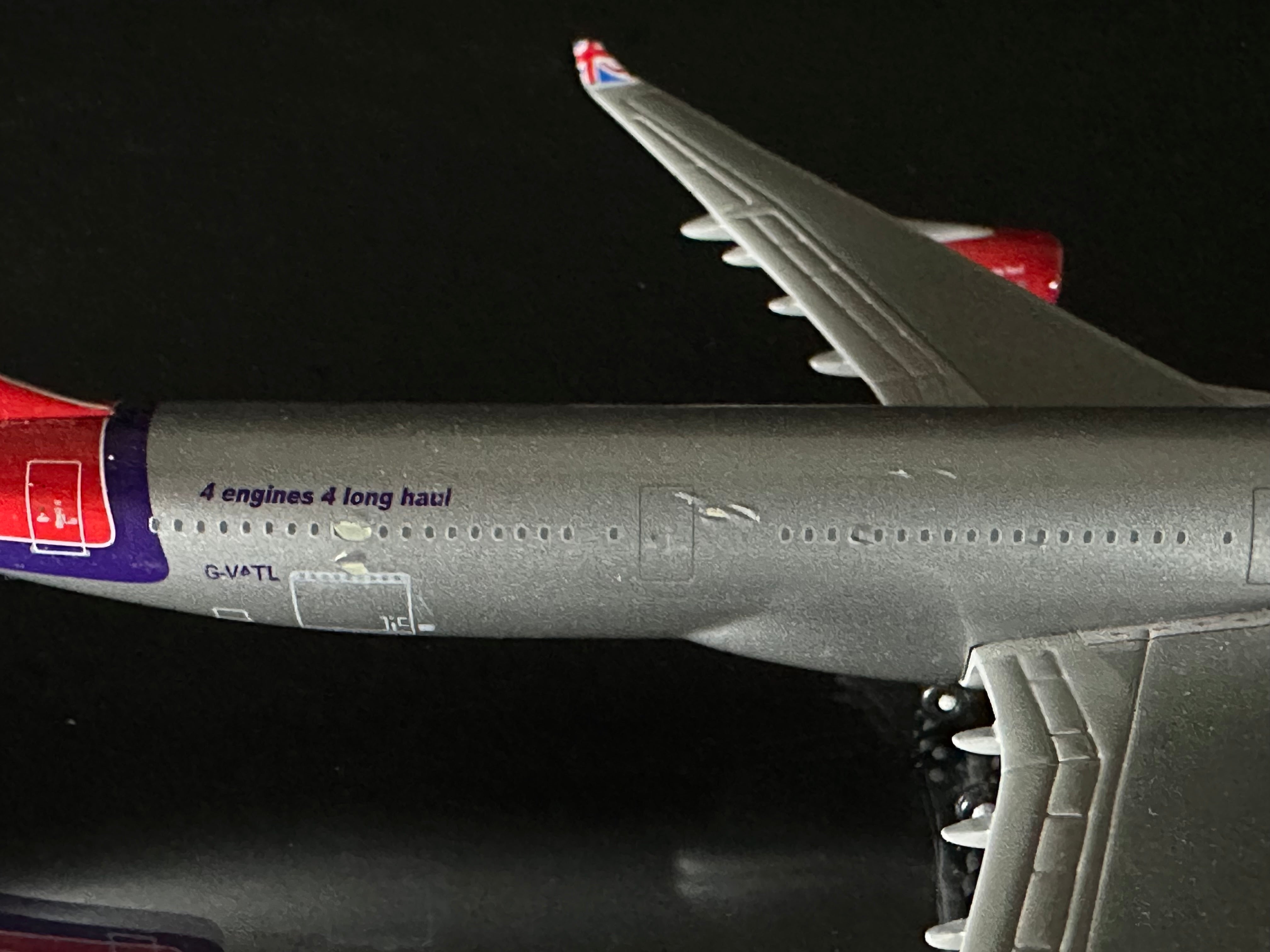 SPECIAL EDITION* Virgin Atlantic A340-600 – Jaybird Diecast